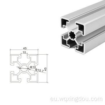 Europako 4545 aluminiozko profil estandarra Industria automatikoa